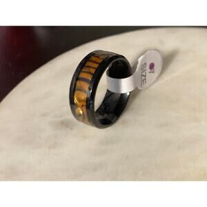 Stainless steel men’s unisex wedding band ring 7
